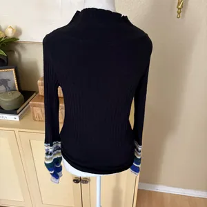 FREE PEOPLE Long Sleeve Mixed-Up Cuff Sweater‎ Size Medium thumbnail 5