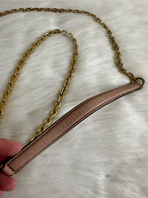 Marc Jacobs Pink Leather Gold Chain Wallet Crossbody Bag thumbnail 5
