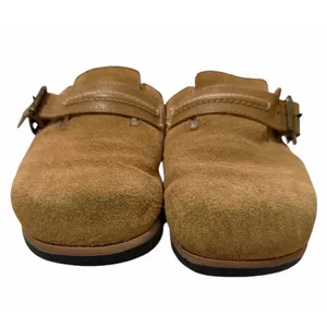 Clarks‎ Brynn Slide Tan Suede/Faux Lining Slide Clog Shoes Women's Size 6.5M thumbnail 3
