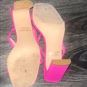 Circus by Sam Edelman Hot Pink Heeled Sandals thumbnail 4