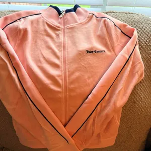 Medium Juicy Couture Velour Track Jacket Pink Navy Piping Juicy Anyone thumbnail 4