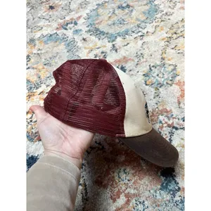 Patagonia 6-Panel Cap Men Burgundy Embroidered Adjustable Snapback Trucker Hat thumbnail 5