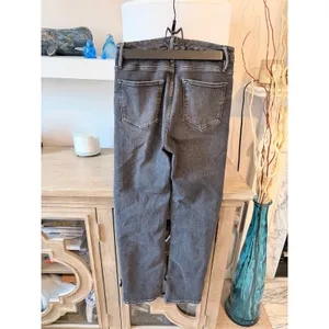 Frame‎ Le Super High Straight Jeans Womens Faded Black 29 thumbnail 4