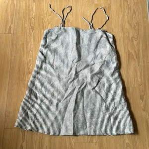 Reformation stripped dress thumbnail 1