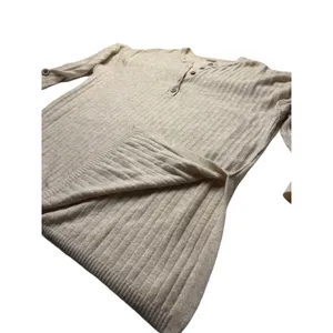 Abercrombie Fitch Soft A&F Cozy‎ Mocha Brown Henley Long Sleeve Top Womens M EUC thumbnail 2