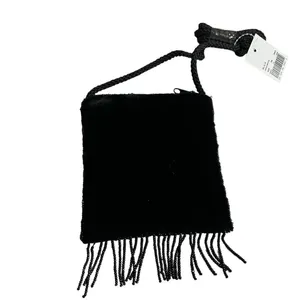 Velvet Beaded Leopard Mini Crossbody Shoulder Bag thumbnail 3