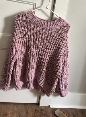 SO sweater knit purple Size M thumbnail 1
