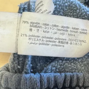 Zara Gray Acid Wash Wide Leg Seam Front‎ Sweatpants Streetwear 3199/804 Small thumbnail 8