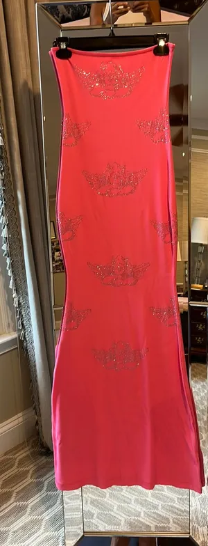 Boys Lie Pink Strapless Maxi thumbnail 1