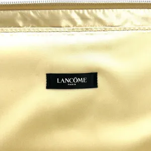 Lancome Makeup Train Case Travel Bag Gold Metallic Rose Vanity Decor Large NEW‎ thumbnail 5