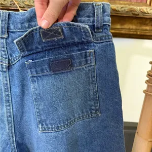 Vintage Too Hot Y2K Denim Utility Shorts High Rise Blue Size 12💛🍄 thumbnail 8