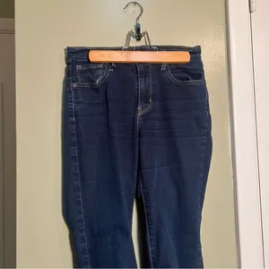 Levi's Women's Size 26 26x28 724 High Rise Straight‎ Jean Dark Wash Stretch thumbnail 4