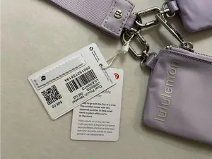 lululemon athletica NWT Dual Pouch Wristlet Strap Key & Accessory Holder Lilac thumbnail 2