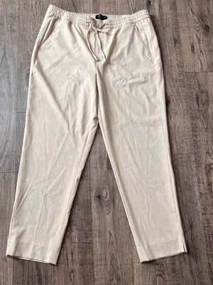 Banana Republic Hayden Pants 12 Stripes Elastic‎ Waist thumbnail 1