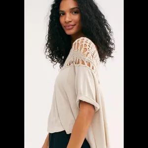 Free People We The Free Collette Tee Top thumbnail 4