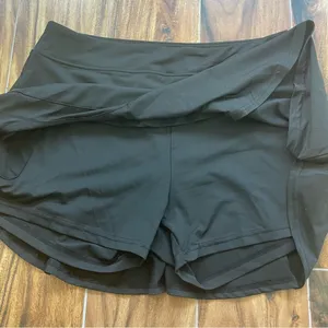 Ekouaer NWT Black Mesh Tennis Skirt w/Shorts Underneath Size XL thumbnail 9