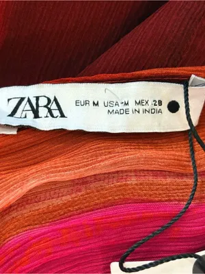 NWT Zara Sunset Flowy Maxi Dress Medium Plunge V-Neck Adjustable Tie Waist Boho thumbnail 13