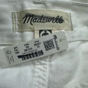 Madewell Women's White Flare & Wide Leg Jeans thumbnail 7