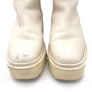 Sam Edelman Larina Boot Ivory Cream Leather Tall Lug Sole Boots Women’s Size 7.5 thumbnail 5