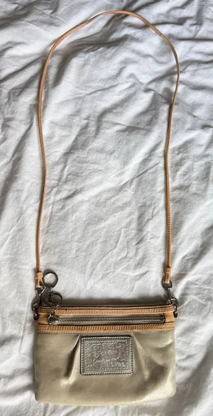 Vintage Coach Poppy Metallic Mini Crossbody thumbnail 1