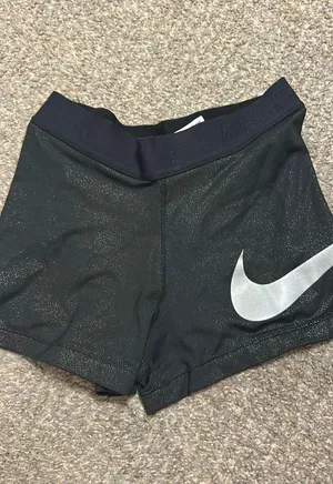 Sparkly Nike Spandex Pro Dri-Fit Shorts Small thumbnail 1