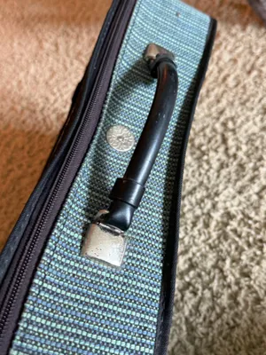 Vintage suitcase mod blue design thumbnail 3