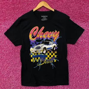 Chevy Corvette American Built Car Promo Tshirt size Medium thumbnail 1