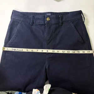J.Crew High-Rise Trouser Jean in Deep Indigo Rinse Wide Leg Sz 27 Classic Preppy thumbnail 11