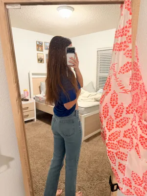 Abercrombie Mid-Rise Jeans Straight 90s thumbnail 2