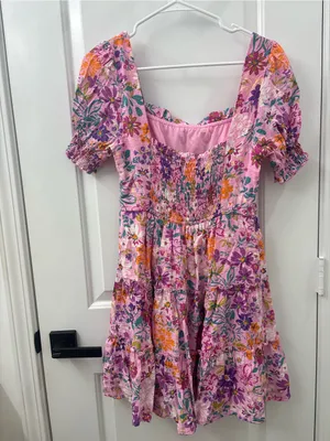 Blu pepper floral mini dress thumbnail 7