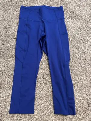Lululemon Fast and Free High-Rise Crop 19" Psychic size 6 thumbnail 2