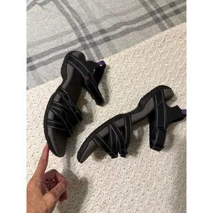 Teva Black and Purple Women's Outdoor Strappy Sandals 10 thumbnail 6