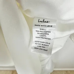 Lulus Stunning Romance White Long Sleeve Mermaid Maxi Dress Wedding XS NWT thumbnail 11