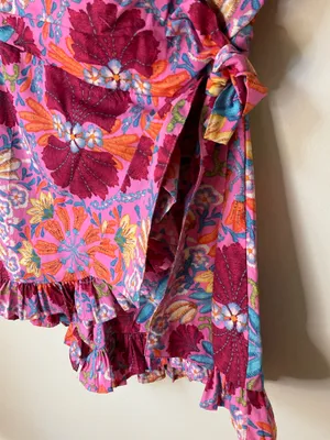 Olivaceous Romper Floral Brightly Colored thumbnail 10