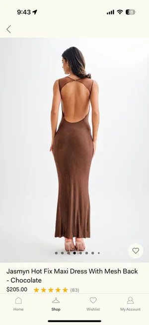 Meshki Brown Jasmyn Maxi Dress thumbnail 4