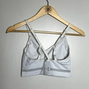 Under Armour White Criss Cross Back Sports Bra thumbnail 5