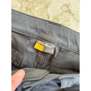 Eddie Bauer Womens Gray Convertible Roll-Up hiking Pants Size 2 With Pockets Nyl thumbnail 2