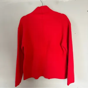 NVLT Knit Relaxed Sweater Blazer Medium Red thumbnail 3