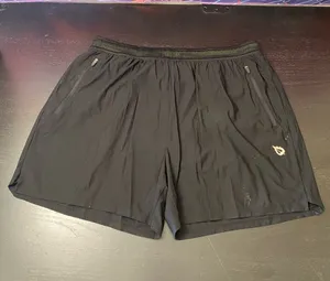 Baleaf Black Athletic Shorts with Logo thumbnail 1