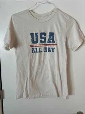 USA 🇺🇸 Short Sleeve T-Shirt Women’s or Youth thumbnail 1
