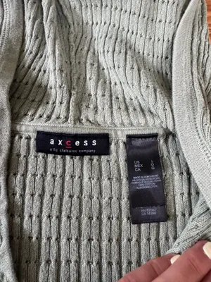 Urban Outfitters green knit button up sweater thumbnail 4