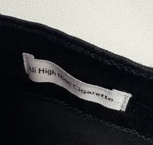 FRAME Ali High Rise Cigarette Jeans Women’s 29 Black Raw Hem Made USA thumbnail 5