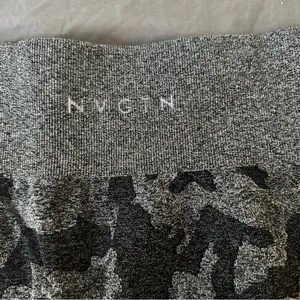 NWOT NVGTN Black Camo Seamless Shorts thumbnail 5