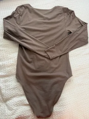 Old Navy Brown Long Sleeve Bodysuit thumbnail 3