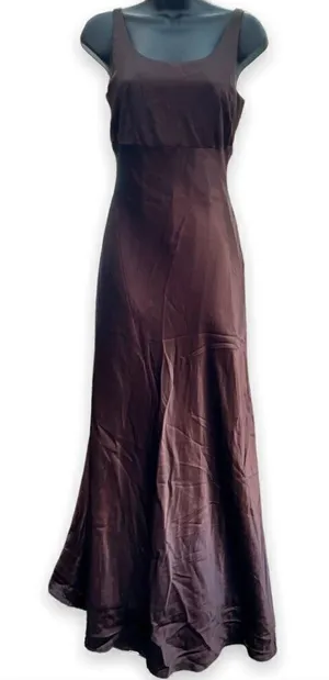 Erez Levy Brown Sleeveless Gown Size 2 thumbnail 1