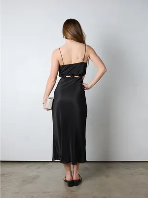 Vestique Serendipity Midi Dress Black thumbnail 4