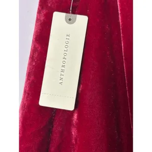 Anthropologie Montie Connie Velvet Mini Skirt size 2‎ Jewel Tone Ruched thumbnail 8