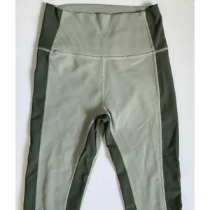 Wilo The Label Womens Ribbed High Waisted Leggings Sage Green‎ Two Tone Size S thumbnail 2