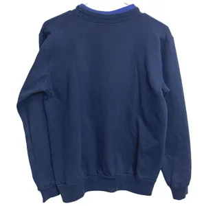 Vintage 90s Morning Sun Blue Grandma‎ Sweater Artsy Graphic Leaves Nature Size S thumbnail 2
