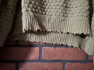 Altar'd State Sweater Knit Cropped olive green thumbnail 5